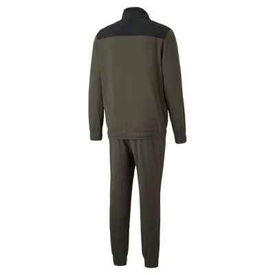 Produktbild von Puma Trainingsanzug Herren Colorblock, Größe:S, Farbe:Olive