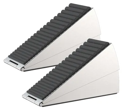 Productafbeelding van Set van 2 Zware Deurstopper Wedges van 7.5 cm