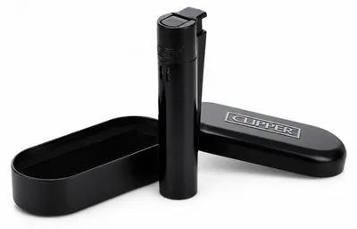 Produktbild von Clipper Metall Feuerzeug: Jet Flame Matt All Black