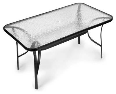 Zdjęcie produktu dla Stół ogrodowy szklany 140x80 cm taras balkon MultiGarden