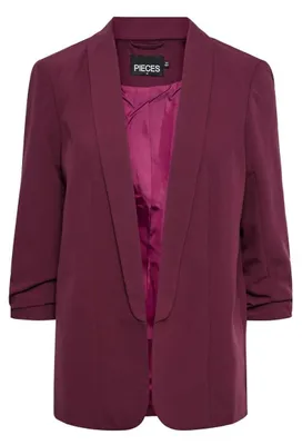 Image de PIÈCES Damen Pcboss Noos, veste blazer 3/4, couleur raisin, taille XS