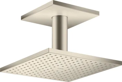 Produktbild von Kopfbrause AXOR 250/250 2jet Deckenmontage brushed nickel brushed nickel