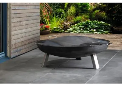 Obrázek produktu pro Krbová mísa Buschbeck Ø 100 x V 30 cm železo šedá barva