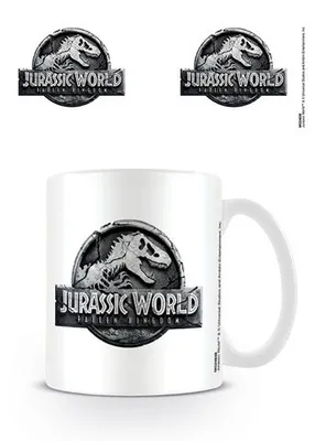 Produktbild von Jurassic World - Fallen Kingdom - Logo - Keramik Tasse - Größe Ø8,5 H9,5cm ohne Zusatzartikel