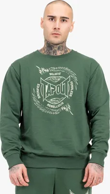 Image de Sweatshirt col rond homme coupe normale SPIRIT SWEAT Green/Green XL Tapout