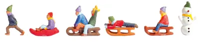 Produktbild von NOCH Kinder im Schnee, HO (1:87), Mehrfarbig