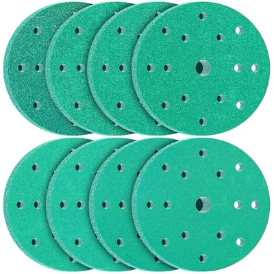 Produktbild von Schleifpapier Klett 150mm 15 Loch Körnung MIX 80 Stück für Exzenterschleifer
