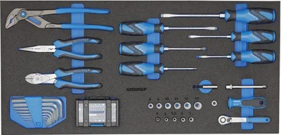 Produktbild von GEDORE 1110 CTB3-02 Werkzeugsortiment in CT-Modul 65-teilig, 3005267