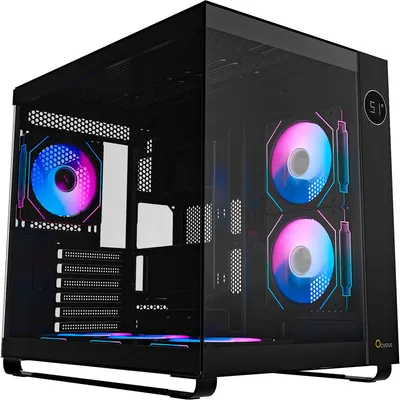 Productafbeelding van Ocypus Iota C70 ARGB, Midi-tower, PC-behuizing, Zwart, ATX, ITX, Micro ATX, SPCC, Gehard glas, Gaming