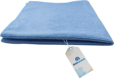 Produktbild von BADfabrik24Mikrofaser Hochleistungstuch Platin 40x40 cm blau