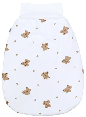 Produktbild von TupTam Baby Unisex Strampelsack mit breitem Bund Wattiert , Farbe: Teddy_Sterne_Mond, Kinder Größe: 6 - 12 Monate