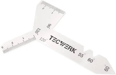 Produktbild von Universalschleiflehre f.Spiralbohrer m.Spitzenwinkel 118Grad TECWERK