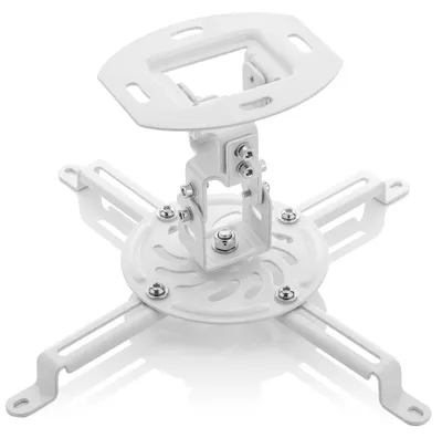 Produktbild von deleyCON Universal Beamer Projektor Deckenhalterung 13,5Kg 360° - Weiß