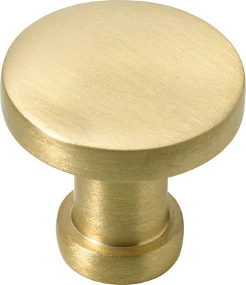Produktbild von Möbelknopf Alu gold gebürstet ØxH 26/24 mm