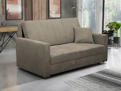 Obrázek produktu pro Rozkládací dvojsedák s úložným prostorem BELA 6 - béžový