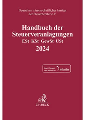 Obrázok produktu pre Handbuch der Steuerveranlagungen