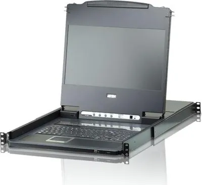 Produktbild von ATEN CL6708MW Konsolenregal 43,9 cm (17.3") Schwarz 1U
