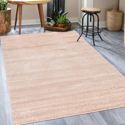 Zdjęcie produktu dla Dywan z Krótkim Włosiem Mazovia - Abstrakcyjny Beżowy, Kremowy - Dywan do Salonu, Sypialni - Ogrzewanie Podłogowe - 160 x 230 cm