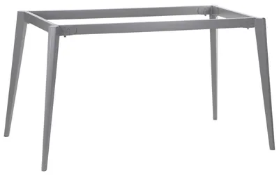 Produktbild von Metallgestell für Schreibtisch oder Tisch NY-A385, Maße 135x74x72,2 cm, Grau