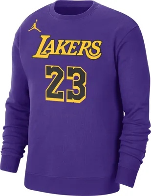 Obrázok produktu pre Flísova mikina pre pánov - dizajn Los Angeles Lakers - fialová