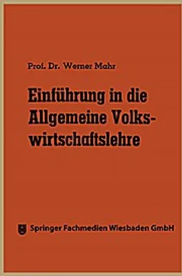 Obrázek produktu pro Einführung in die Allgemeine Volkswirtschaftslehre