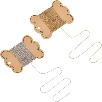Imagen del producto de Cadena de acero inoxidable para la fabricación de joyería, 16,40 metros