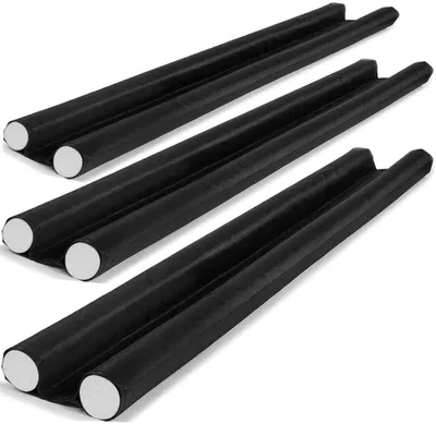 Immagine prodotto di MONZANA® 3x Paraspifferi Sottoporta Doppio 92 cm Guarnizione Porta Isolante Insonorizzazione Risparmio Energetico Nero