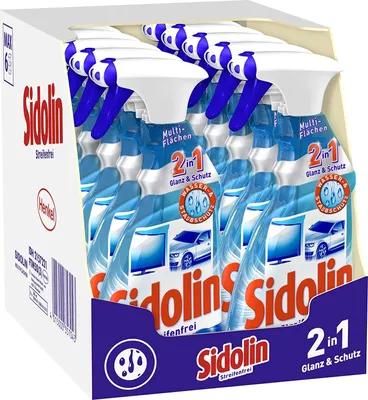 Produktbild von Sidolin Multi Flächen Reiniger Sprühflasche 10x500 ml Flasche Reinigungsmittel
