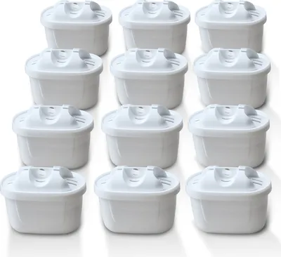 Produktbild von 12 x Wasserfilter Marke Delfin passend für alle Brita Maxtra und Maxtra Plus Kannen