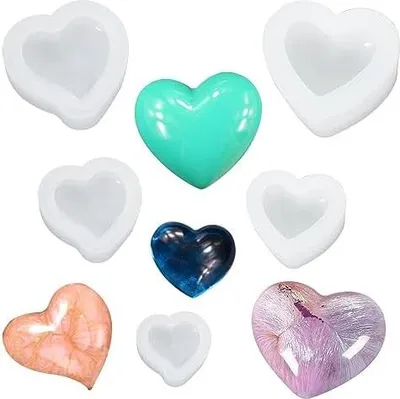 Produktbild von Herz-Dekoration (5Stück) - Romantische Deko für Valentinstag & Hochzeit