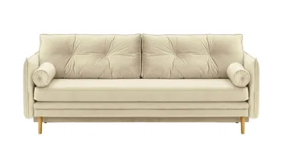 Produktbild von SLF24 - Schlafsofa Darnet mit Stauraum - hellbeige - Velluto 2