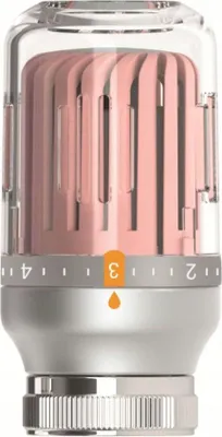 Produktbild von Thermostatkopf Für Kristallheizkörper M30X1,5 Grau - Rosa