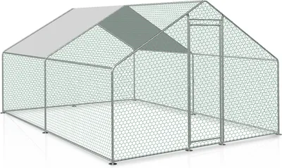 Obrázok produktu pre TolleTour 3x3x2m kurník pre kurčatá pozinkovaná klietka pre králiky klietka pre hydinu PE strecha