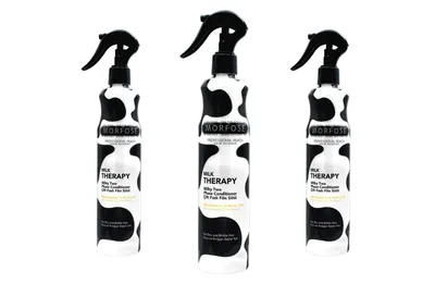 Produktbild von 3er Pack Morfose Milk Therapy 2 Phase Leave-In Hair Conditioner 400ml Haarkur