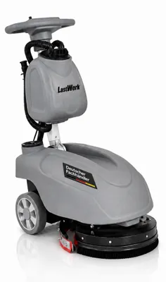 Produktbild von LastWerk HydroMax X1 Scheuersaugmaschine – 3-in-1 Schrubben, Reinigen & Absaugen, 10 L Frischwassertank + 15 L Schmutzwassertank, 24 V/32 Ah Akku, 300 W Bürstenmotor, 400 W Saugmotor, bis 1.350 m²/h, Grau