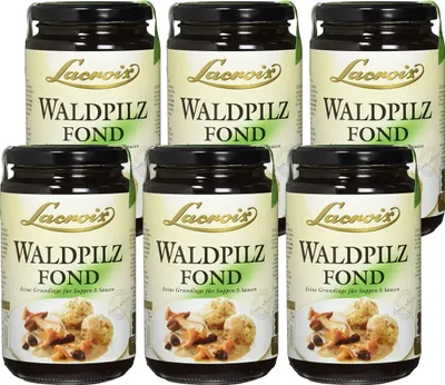 Produktbild von Lacroix Waldpilz Fond eine Basis für Suppen und Saucen 400ml 6er Pack