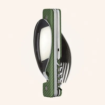 Image de Couvert multifonction, couleur olive.