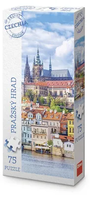 Imagen del producto de Dino. Puzzle panorámico del Castillo de Praga, 75 piezas