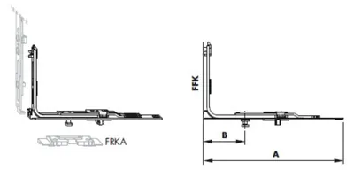 Produktbild von Siegenia Verriegelung Eckumlenkung VSU/K FH+ 1S TEVR1400-10005
