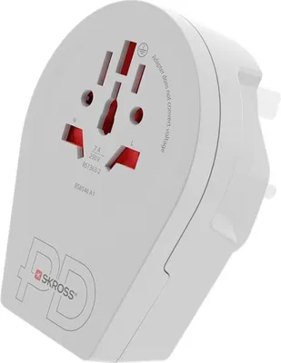 Zdjęcie produktu dla Skross World Adapter - World to UK USB-C PD (64715)