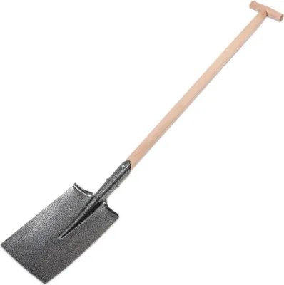 Produktbild von Gartenspaten Spaten Rund Holzstiel Feldspaten LUX