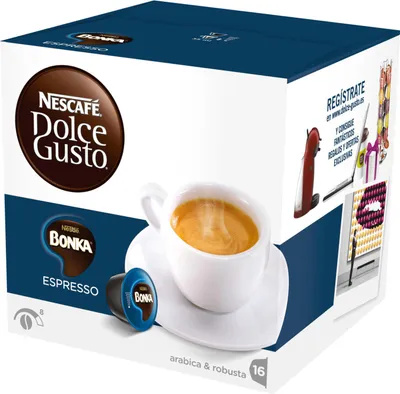 Produktbild von Nescafé Dolce Gusto Espresso Bonka, Kaffeepad, Espresso, Nescafé, 16 Stück(e)