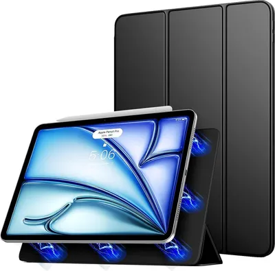 Produktbild von TiMOVO iPad Air 11 Zoll Hülle 2024 6./5./4. Generation Schwarz