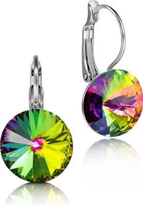 Produktbild von LUISIA® Ohrringe Rivoli mit Kristallen von Swarovski® 14 mm | Vitrail Medium