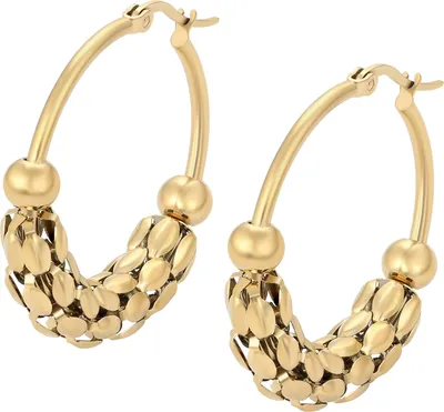 Image de Boucles d'oreilles Joella pour femmes - or, taille unique