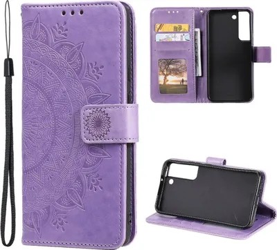 Produktbild von Hülle für Samsung Galaxy S22+ (Plus) Handyhülle Flip Case Cover Mandala Lila