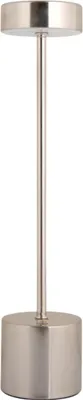 Produktbild von Leitmotiv - Tischleuchte Ganar Led - Silber - 8x8x37.5cm Tischlampe - Nachttischlampe, Wohnzimmer, Schlafzimmer