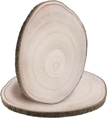 Produktbild von Holz Tortenständer Set 2teilig 30-35cm rustikal