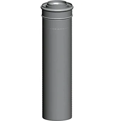 Immagine prodotto di Wolf Luft-/Abgasrohr weiß, steckbar DN80/125 L:1000mm