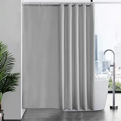 Immagine prodotto di Tenda da doccia Furlinic extra-long antimuffa grigio 200x200cm